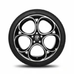 Cerchi Giulia Doppia Misura 19 Originali Alfa Romeo Performance Nero Diamantato e Pneumatici Pirelli Pzero Rft 225 40 255 35 - Image 4