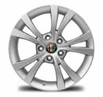 Cerchi Giulietta 16 Originali Alfa Romeo a Doppie Razze Silver - Image 3
