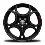 Cerchi Giulietta 18 Originali Alfa Romeo a 5 Fori Nero Opaco - Image 4