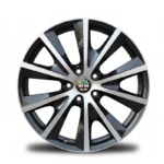 Cerchi Giulietta 18 Originali Alfa Romeo a Raggi Cromati Bruniti e Pneumatici Barum Bravuris 6 225 40 - Image 3