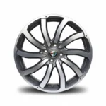 Cerchi Mito 17 Originali Alfa Romeo Antracite Diamantati - Image 2
