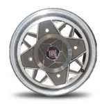 Cerchi Originali Fiat 12 Silver Diamantati - Image 2