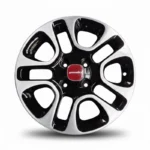 Cerchi Panda 14 Originali Fiat Nero Diamantato - Image 2