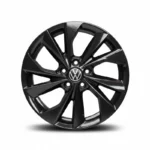 Cerchi Polo 16 Originali Volkswagen Nero Lucido - Image 2