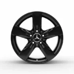 Cerchi SLK 16 Originali Mercedes Nero Lucido - Image 2
