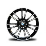 Cerchi Serie 3 18 Monza Bmw Nero Lucido Diamantati - Image 2