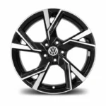 Cerchi Volkswagen Golf 18 GMP Angel Nero Lucido Diamantato - Image 2