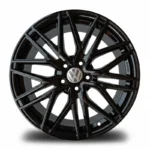 Cerchi Volkswagen Golf VII 18 MILLEMIGLIA MM1023 Nero Lucido - Image 2