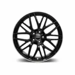 Cerchi in lega Audi A4 19 AF19 Nero Lucido Diamantato - Image 2