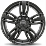 Cerchi in lega Audi Q3 17 Originali a 5 Razze Nero Lucido - Image 2