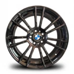 Cerchi in lega BMW Serie 2 IX1 X6 18 ELITE WHEELS EW01 STARGAZE Nero Lucido - Image 2