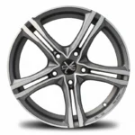 Cerchi in lega BMW serie 1 da 17 pollici OZ Matt Graphite Diamond Cut X5B - Image 3