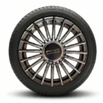 Cerchi in lega Fiat 500 15 ELITE WHEELS EW25 CINQUE Palladium e Pneumatici Goodyear 185 55 - Image 3