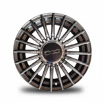 Cerchi in lega 500E 16 Originale Fiat SPORT Matt Grey - Image 2