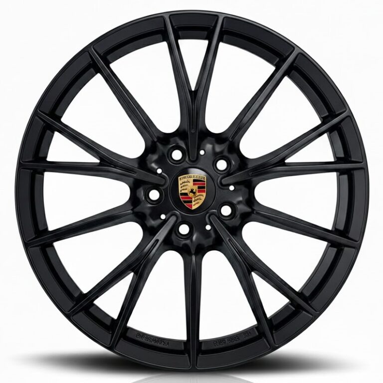 Cerchio in lega MAK FABRIK diametro 19 GLOSS BLACK 5x112 ET25* Porsche Macan