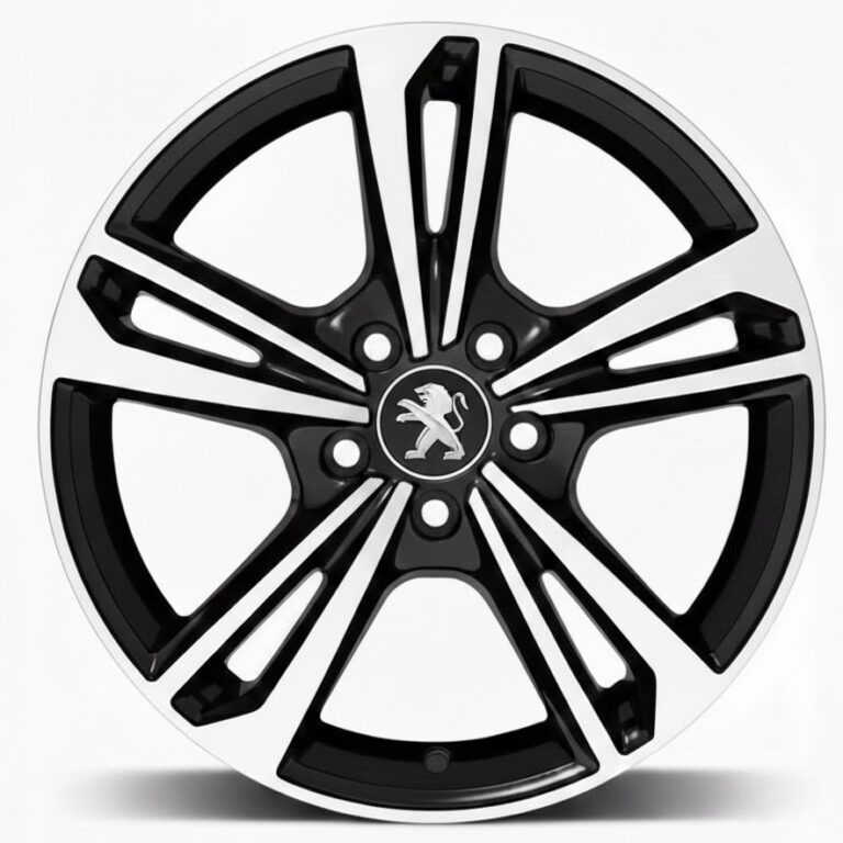 Cerchio in lega MAK EMBLEMA diametro 16 BLACK MIRROR 4x108 ET25 Peugeot