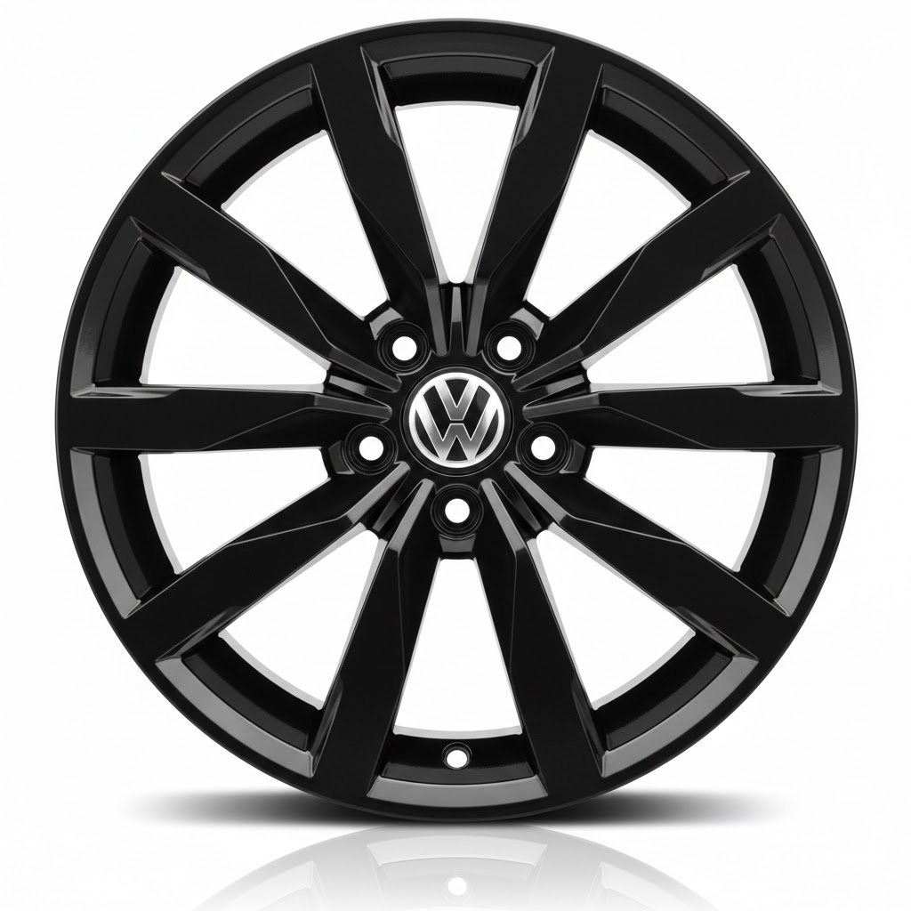 unnamed-2 Cerchi Volkswagen Golf 17 FIG. 893 Nero Lucido - Image 1