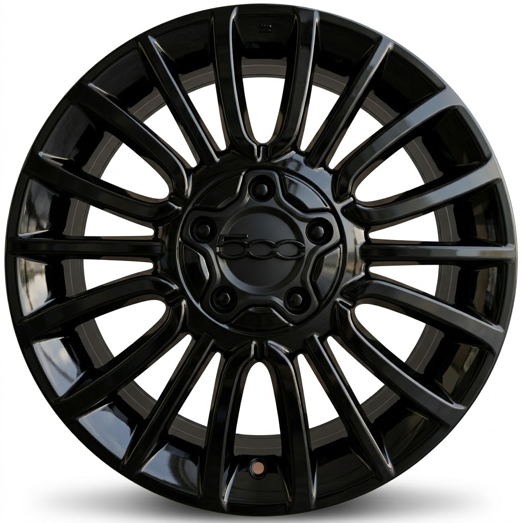 Cerchi 500X 17 Originali Fiat Nero Lucido Cerchi 500X 17 Originali Fiat Nero Lucido
