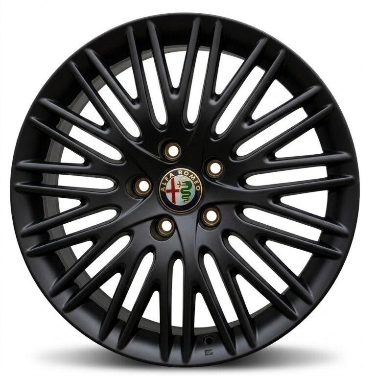 Cerchi Alfa Romeo 17 Originali BBS Nero Opaco