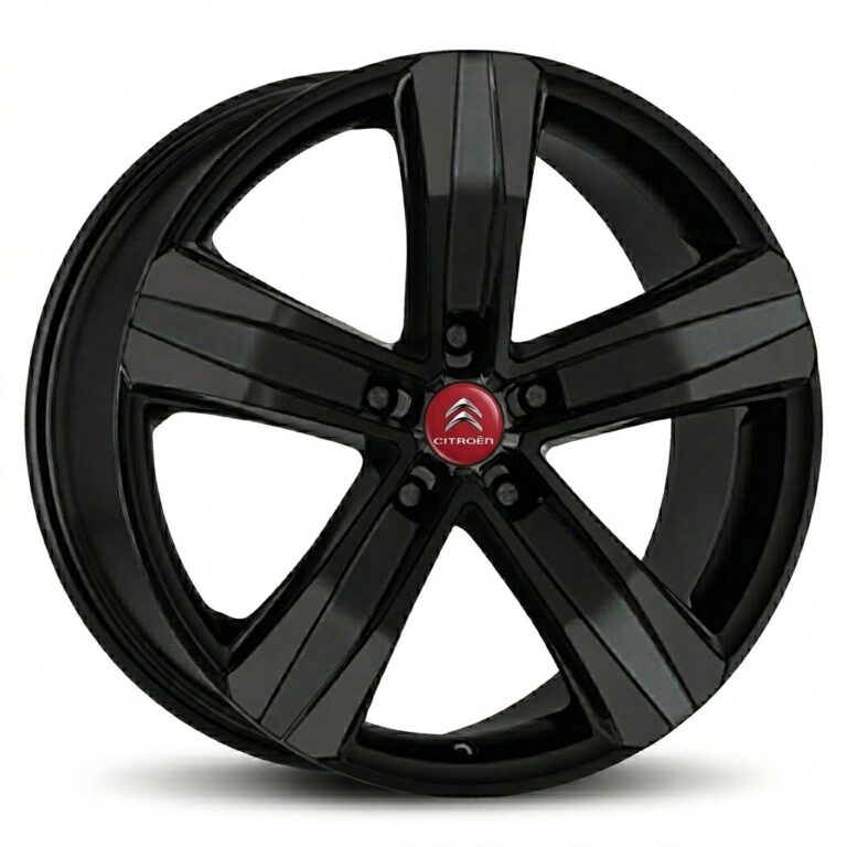 Cerchio in lega MAK STONE5 diametro 15 GLOSS BLACK 5x118 ET65 FIAT
