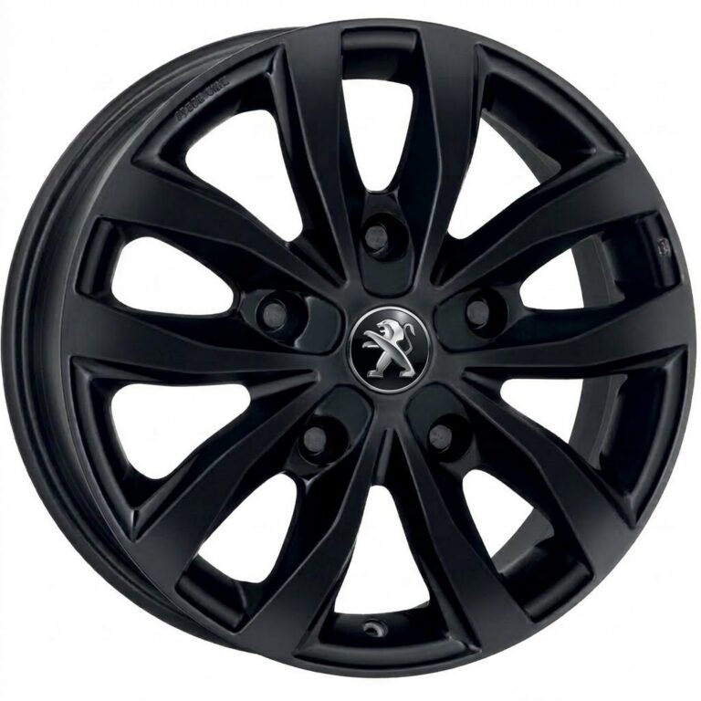 Cerchio in lega MAK LOAD5 diametro 15 GLOSS BLACK 5x118 ET55* PEUGEOT