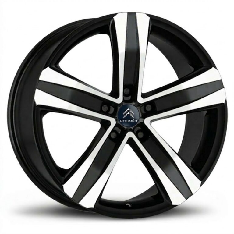Cerchio in lega MAK STONE5 diametro 16 BLACK MIRROR 5x118 ET65* Citroen