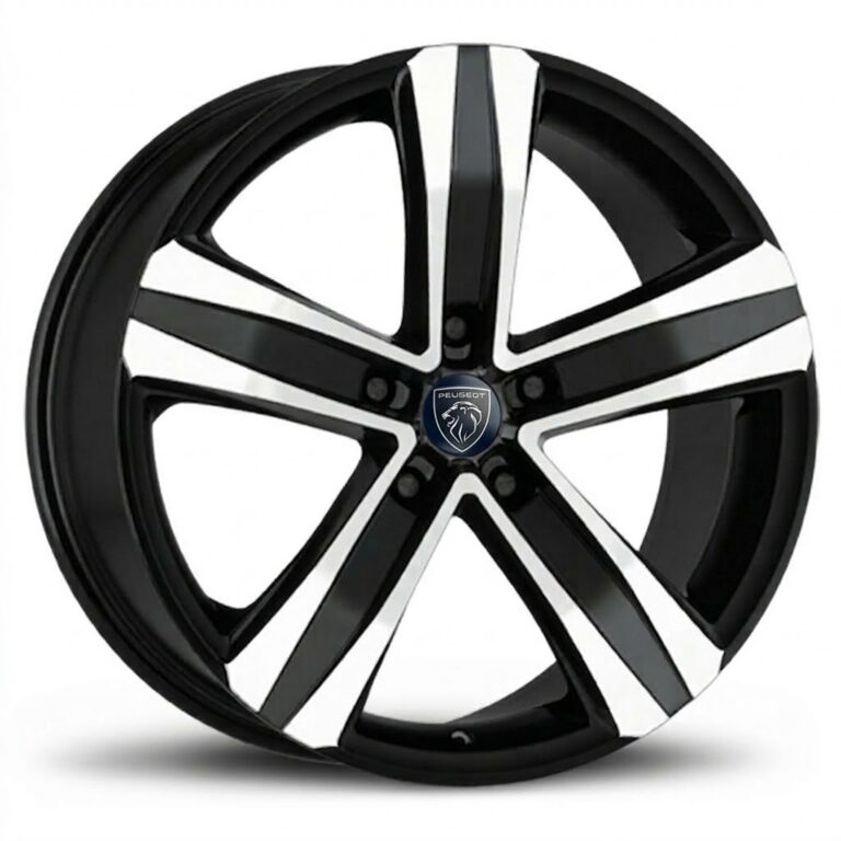 Cerchio in lega MAK STONE5 diametro 16 BLACK MIRROR 5x118 ET65* Peugeot