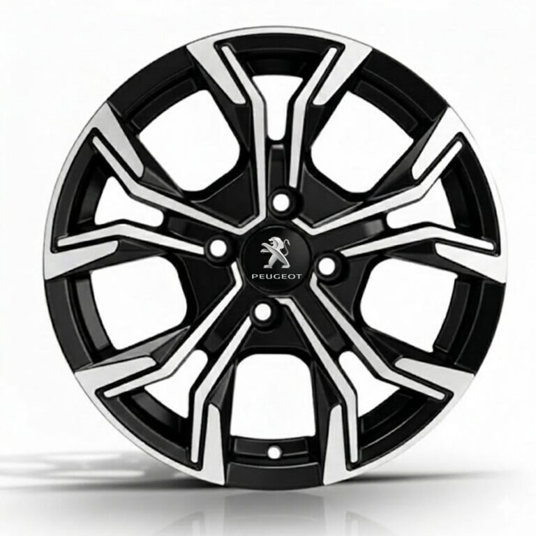 Cerchi ELITE WHEELS EJ12 Vigor 4x108 16 ET25 Nero Lucido Diamantato JEEP PEUGEOT