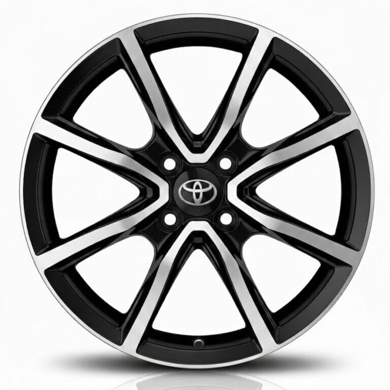 Cerchi Toyota Yaris 15 Mak Milano6 Nero Diamantati* ET40