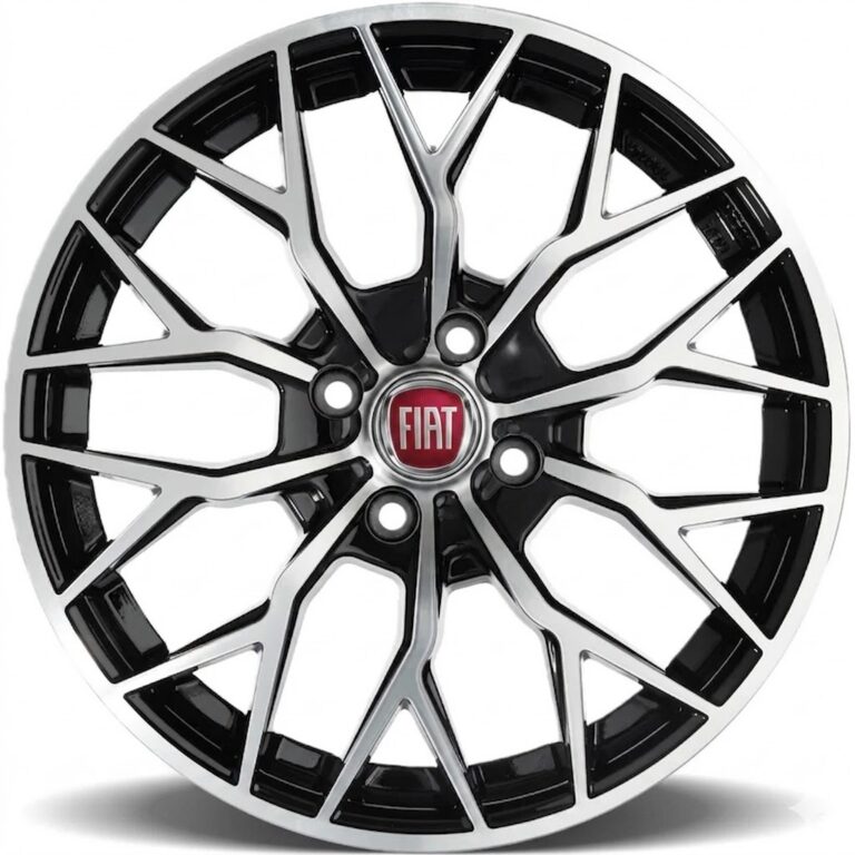 Cerchi ELITE WHEELS ViperX 4x108 17 Fiat 600e Nero Lucido Diamantato