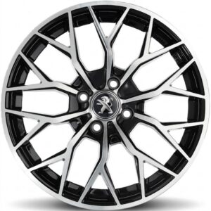 Cerchi ELITE WHEELS ViperX 4x108 17 Peugeot Nero Lucido Diamantato