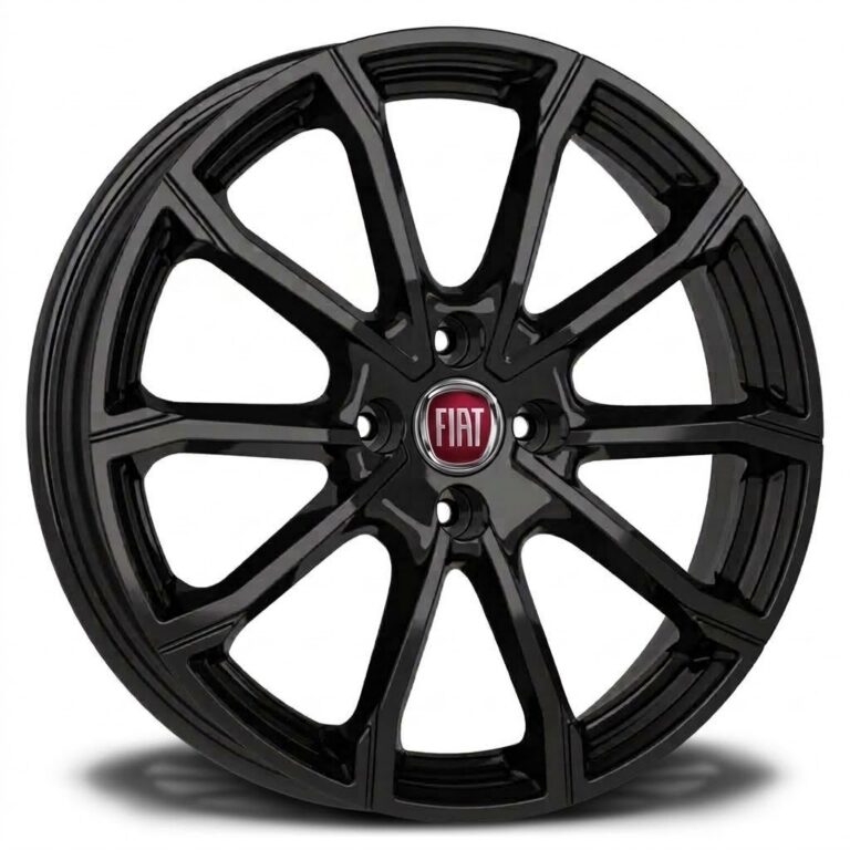 Cerchio in lega MAK DaVinci diametro 16 GLOSS BLACK 4x108 ET32* FIAT Granda Panda - 600