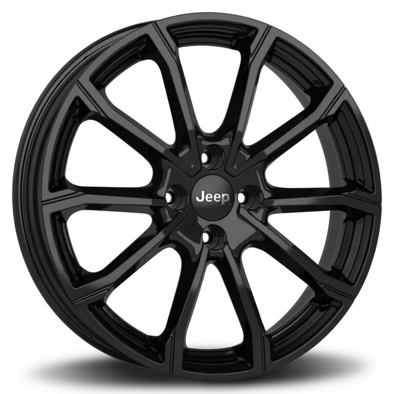 Cerchio in lega MAK DaVinci diametro 16 GLOSS BLACK 4x108 ET32* Jeep Avenger
