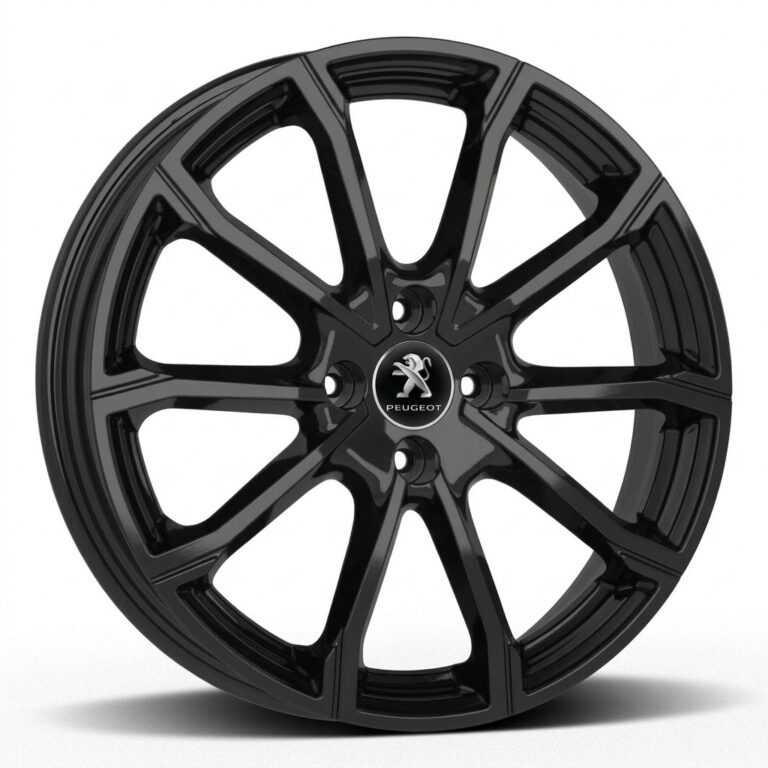 Cerchio in lega MAK DaVinci diametro 16 GLOSS BLACK 4x108 ET32* Peugeot